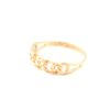 Bismarck ring i 18k guld. vikt: 1,46g