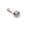 Hänge i 18k vitguld med en diamant på ca 0.05 ct.Vikt 0.34g