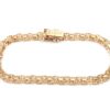 X-länk armband i 18k guld.Vikt: 7.85g