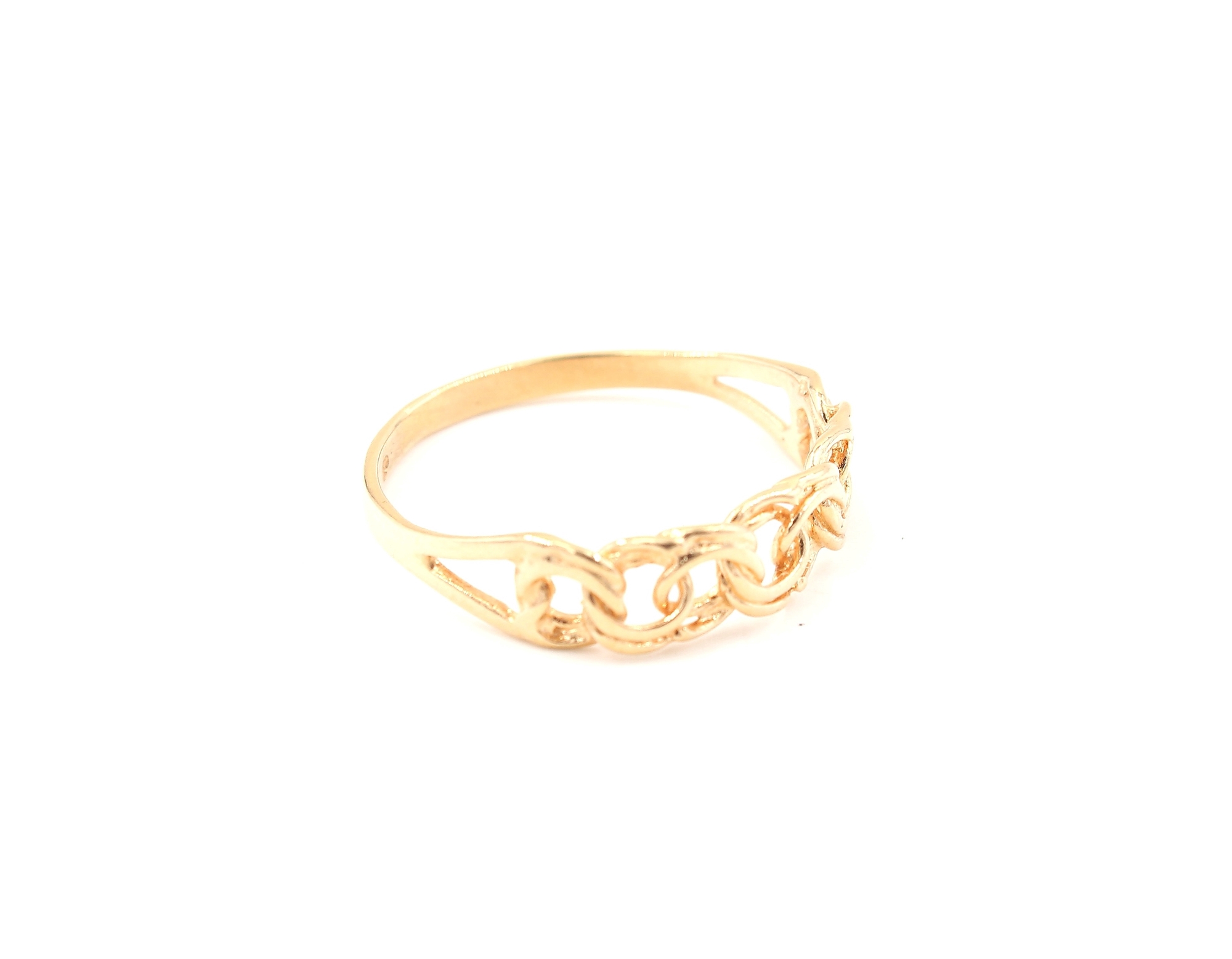 Bismarck ring i 18k guld. vikt: 1,46g
