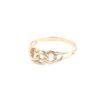 Bismarck ring i 18k guld. vikt: 2,4g