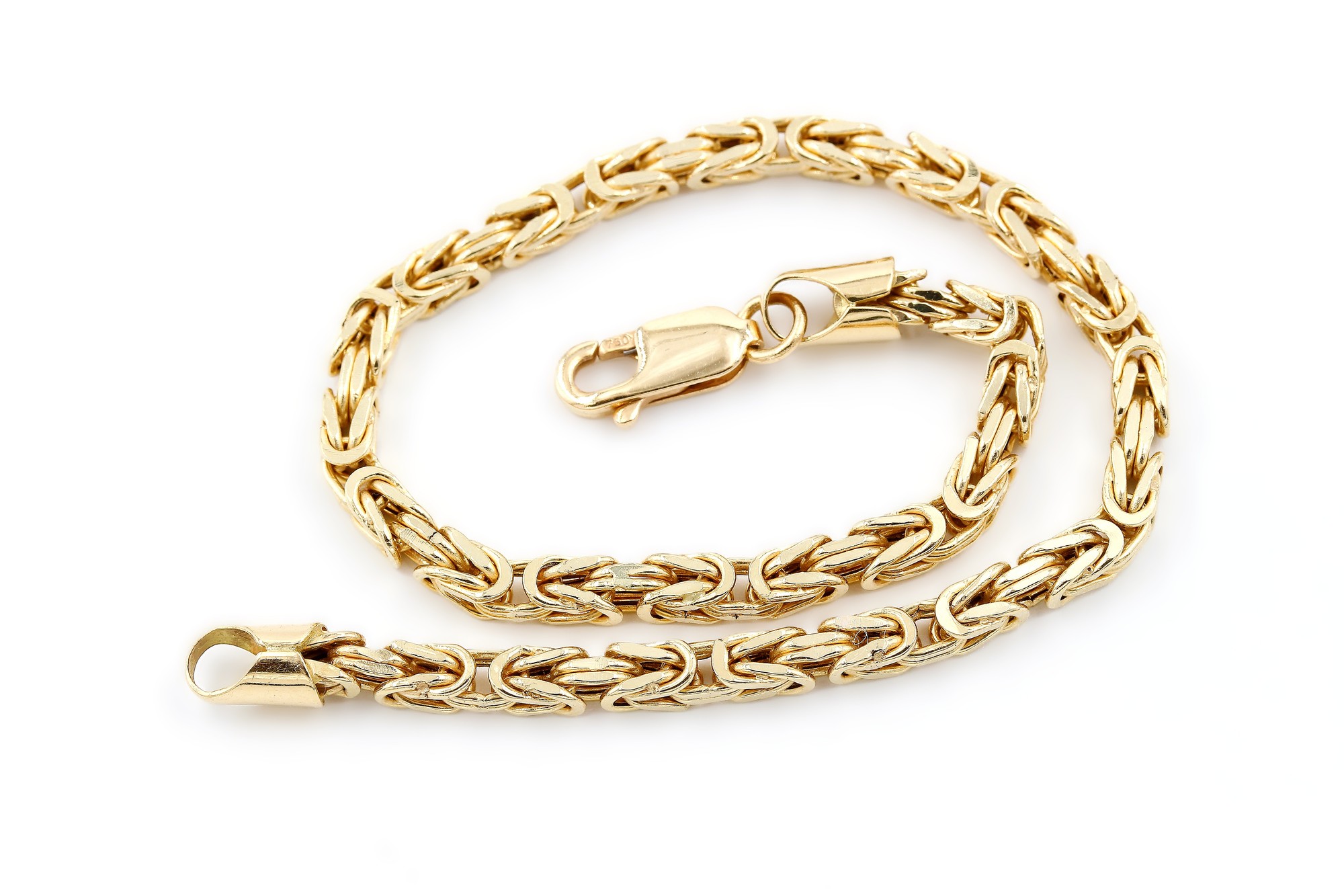 Armband kejsarlänk i 18k guld.Vikt 6.1 g