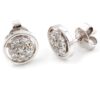 Diamantörhängen i 18k vitguld.Vikt 2.48g