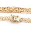X-länk halsband med stavar i 18k guld.Vikt 14.5g