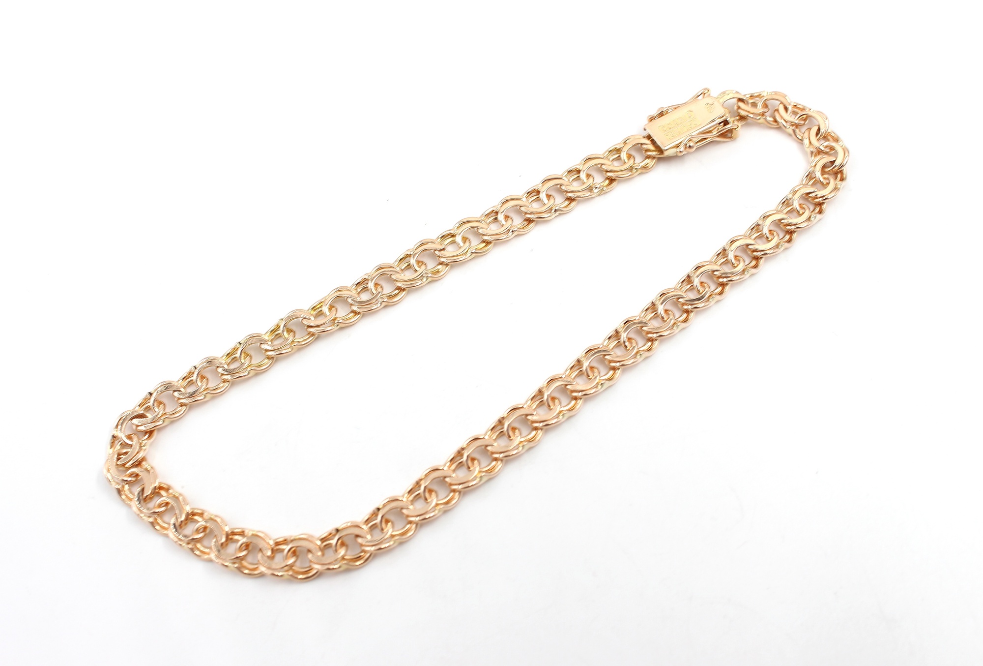 Bismarck fotlänk/ armband i 18k guld. vikt: 16,1g