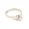 Diamantring i 18k vitguld- 0,67 ct. vikt: 3,2g