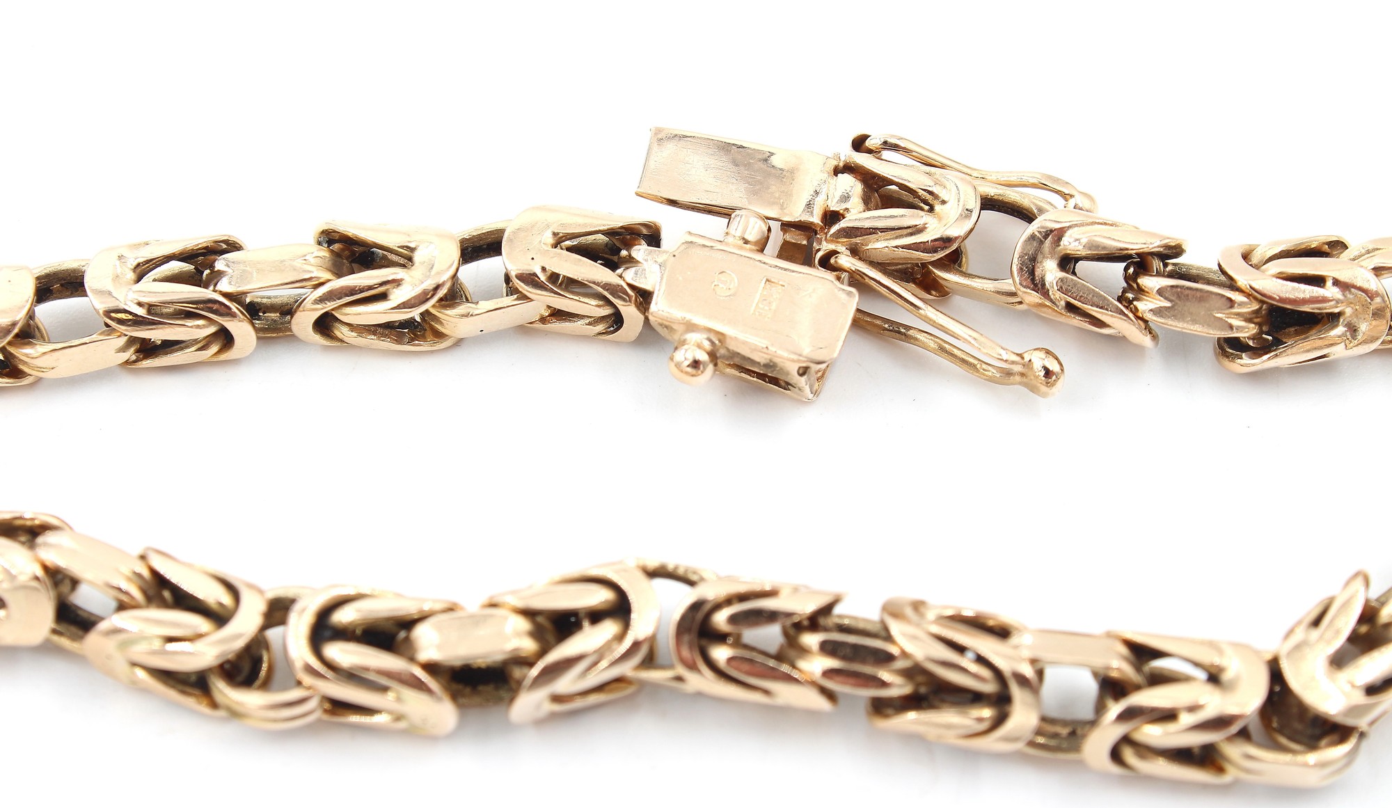 Armband kejsarlänk i 18k guld-Massiv.Vikt 43.59 g