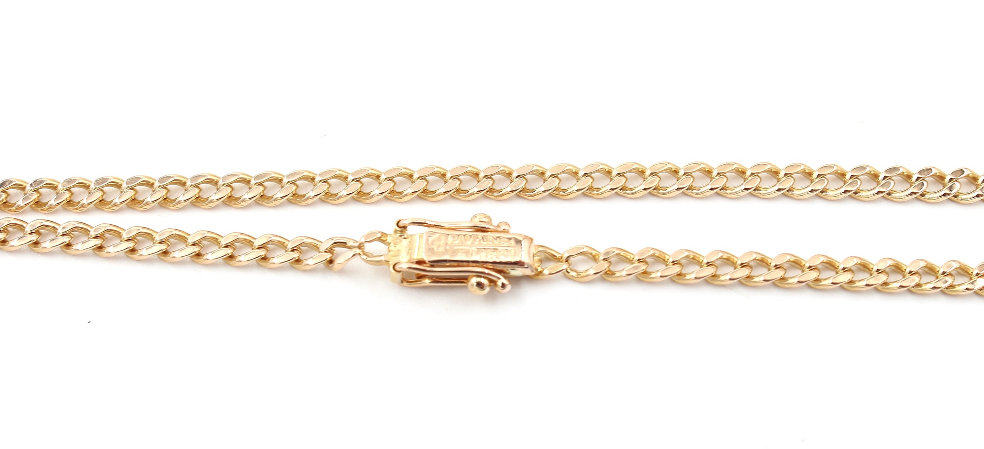 Pansar halsband i 18k guld massiv .Vikt 17 g