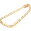 X-länk armband i 18k guld. vikt: 6,1g