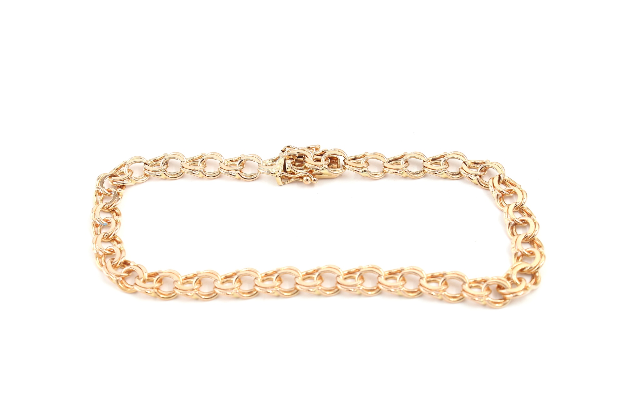 Bismarck armband i 18k guld. vikt: 12,1g