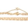 X-länk halsband med stavar i 18k guld. vikt:15 g