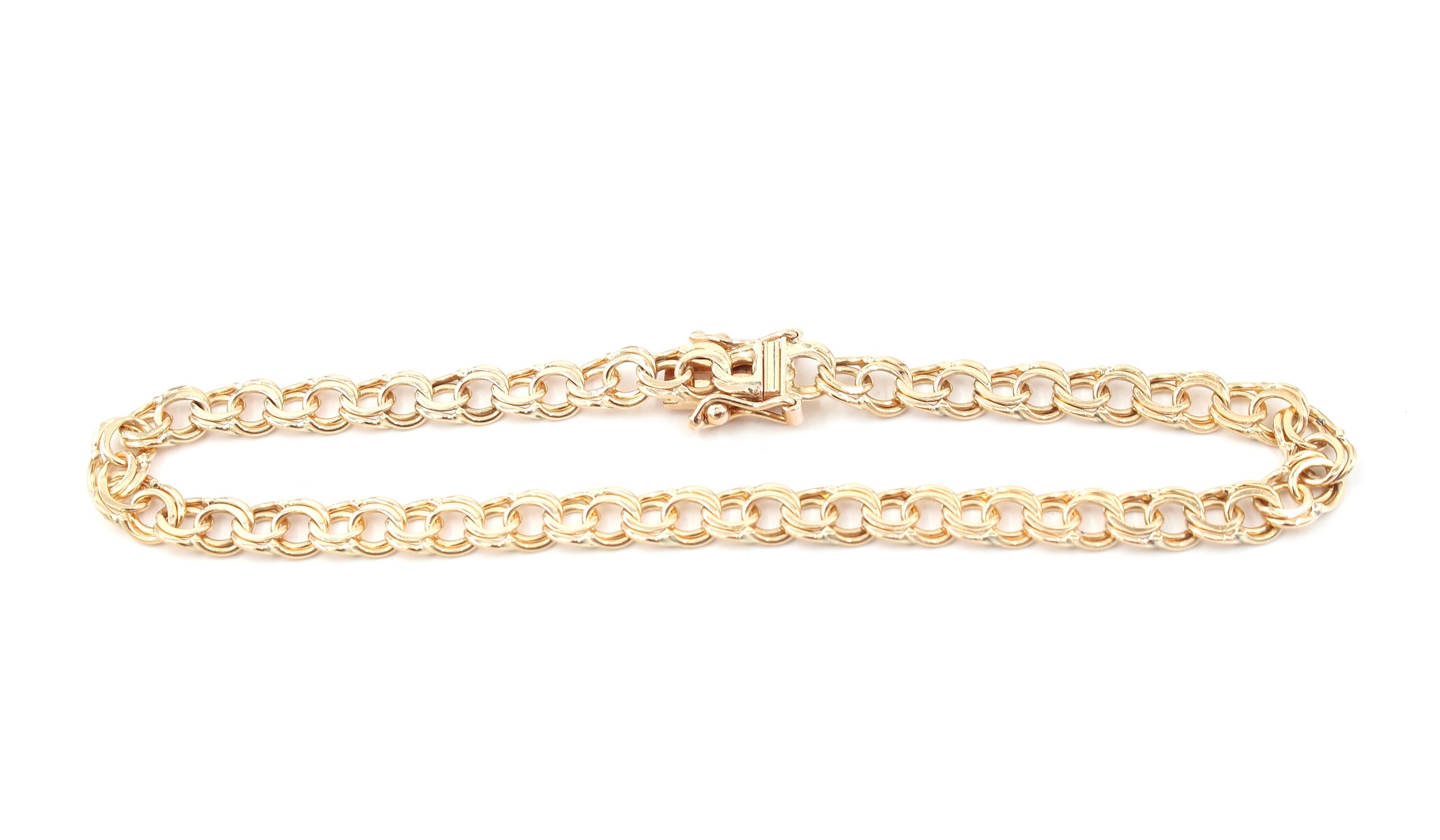 Bismarck armband i 18k guld .Vikt 7,5 g