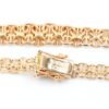 X-länk halsband med stavar i 18k guld.Vikt 14.5g