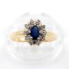Diamantring i 18k guld.Vikt 4.18 g