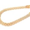 X-länk armband med stavar i 18k guld. vikt: 11,7g