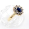 Diamantring i 18k guld.Vikt 4.18 g