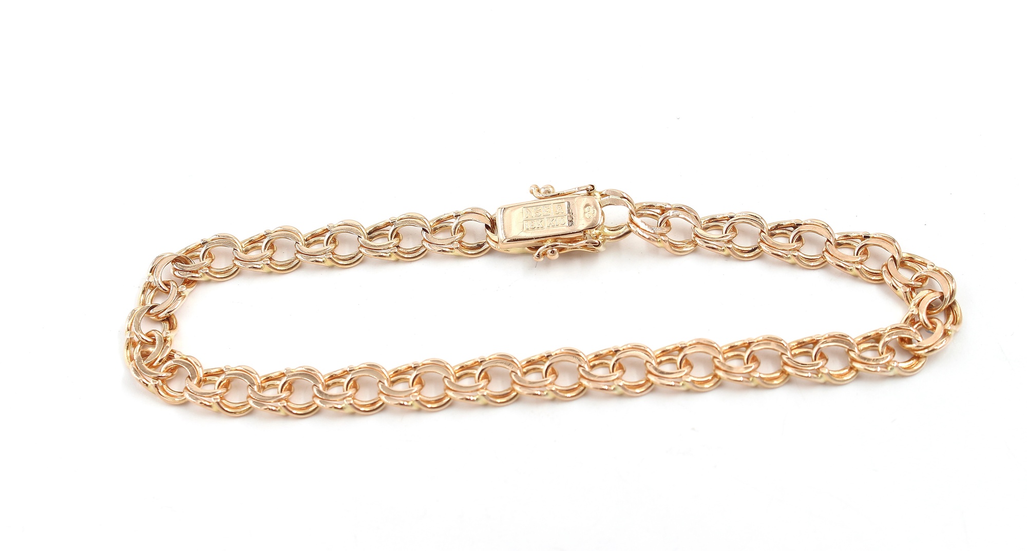 Bismarck armband i 18k guld. vikt: 12,1g