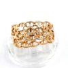 Ring x-länk med stavar i 18k guld.Vikt 4.35g