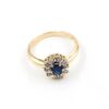 Diamantring i 18k guld.Vikt 4.18 g
