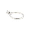 Diamantring i 18k vitguld med en diamant på 0,21 ct
