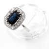 Diamantring i 18k vitguld.Vikt: 3.4g