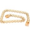 X-länk armband i 18k guld. vikt: 6,1g