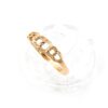 Ring bismarck i 18k guld.Vikt 1.12g