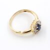 Diamantring i 18k guld.Vikt 4.18 g