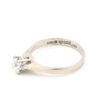Diamantring i 18k vitguld- 0,67 ct. vikt: 3,2g