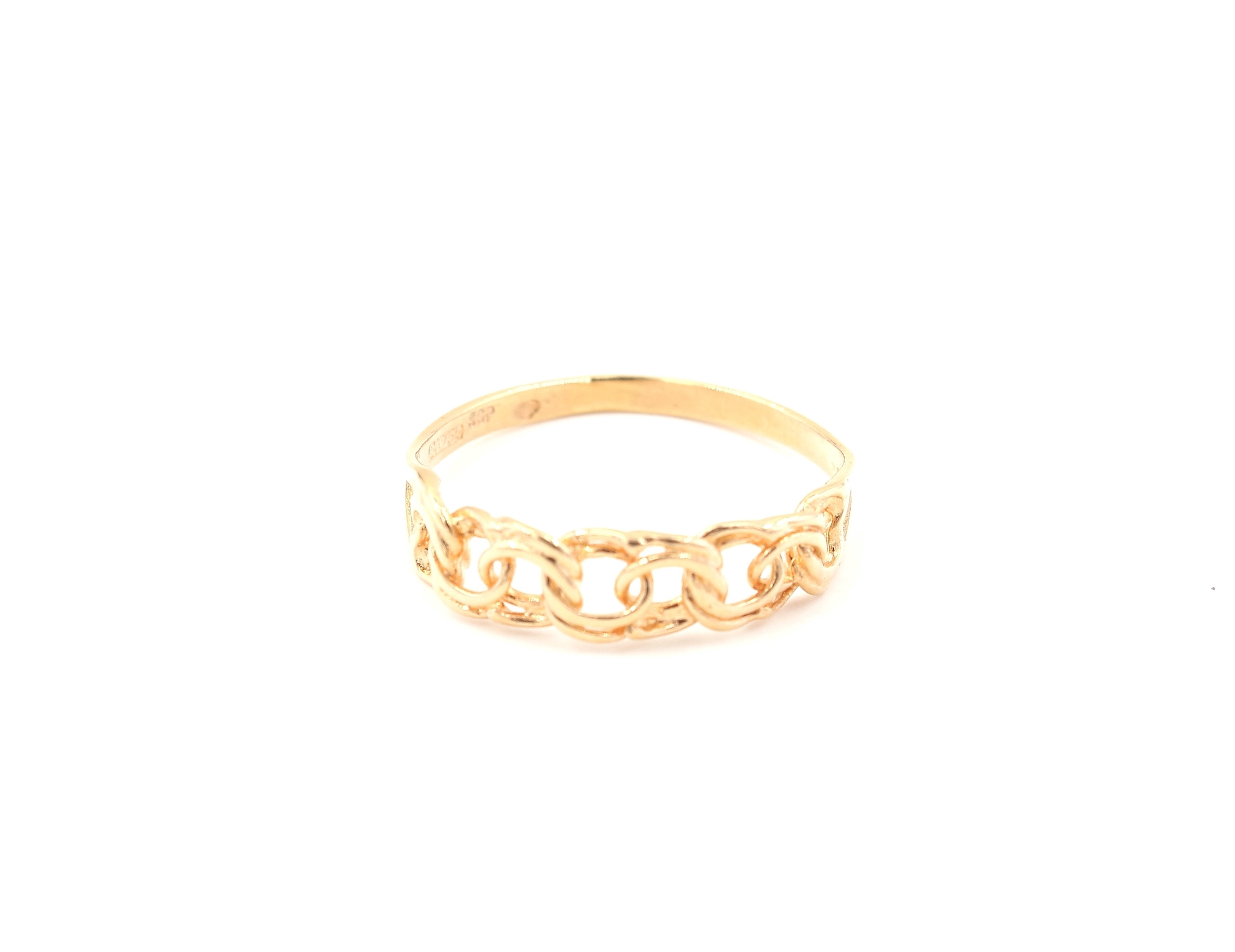 Bismarck ring i 18k guld. vikt: 1,46g