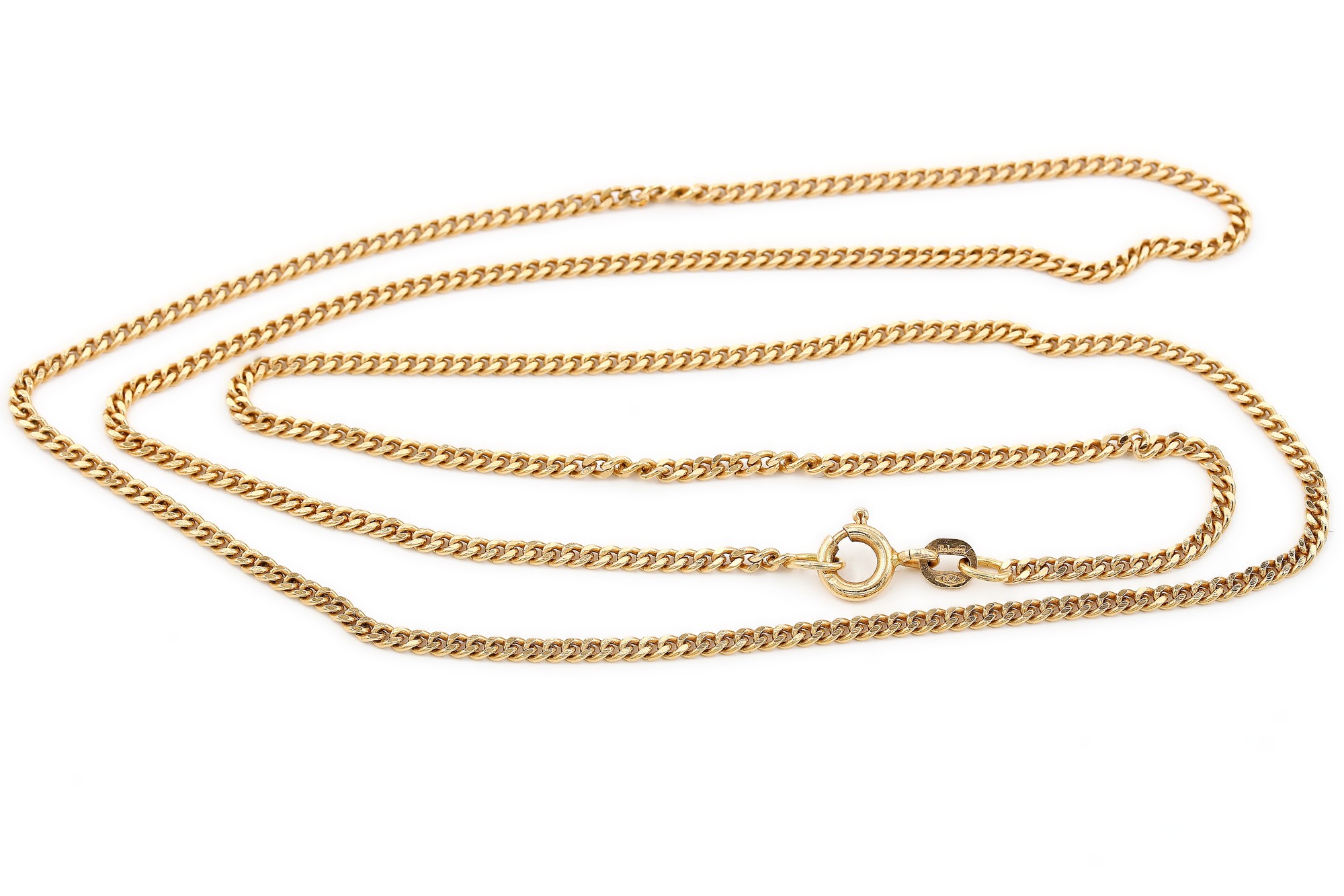 Halsband pansar i 18k guld-massiv.Vikt 9.12 g