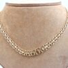X-länk halsband i 18k guld.Vikt 18,9 g