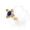 Diamantring i 18k guld med små diamanter på ca 0.04 ct.Vikt 3.71 g