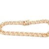 Bismarck armband i 18k guld .Vikt 15,3 g