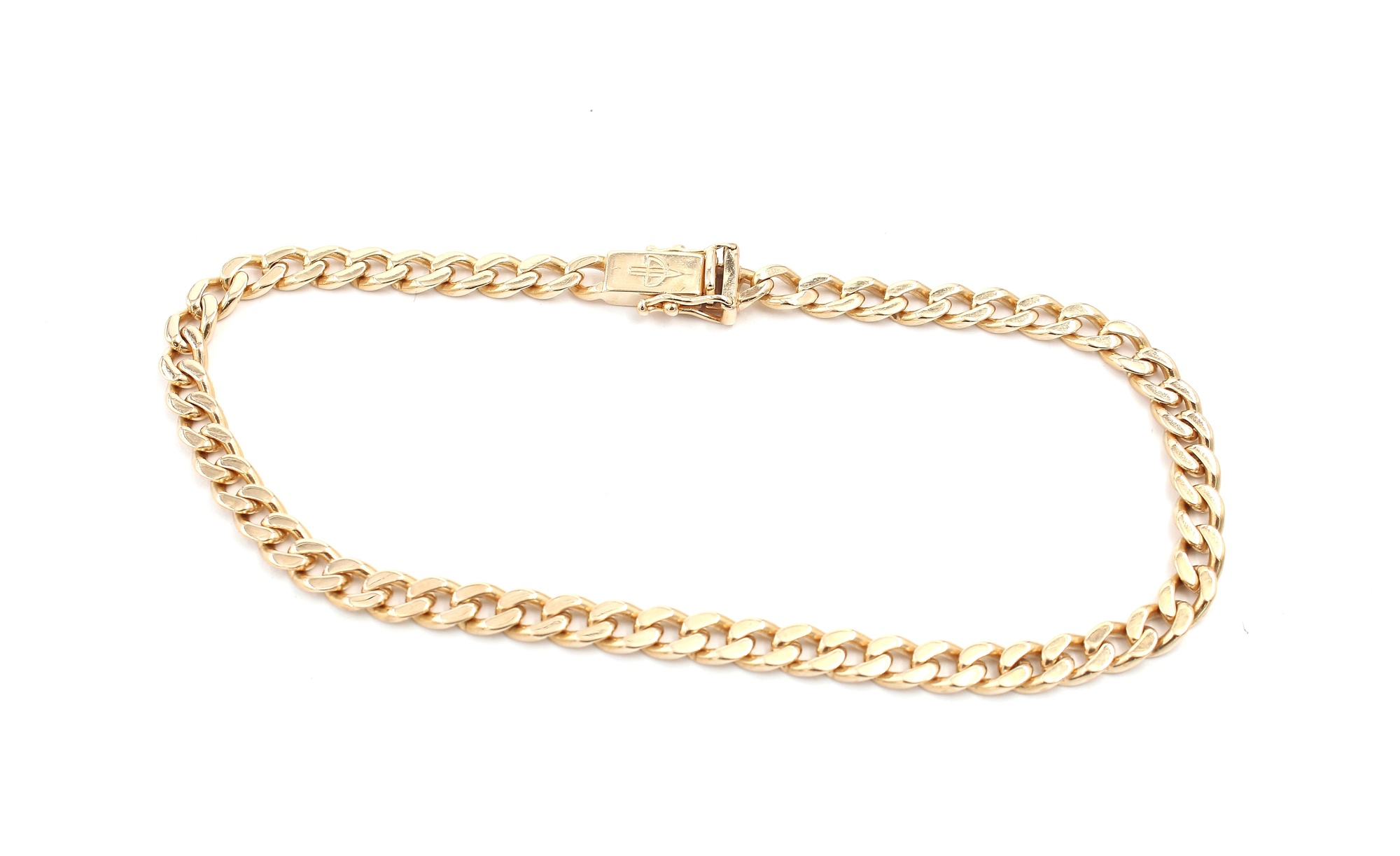 Pansar armband i 18k guld- massiv.Vikt 15,3 g