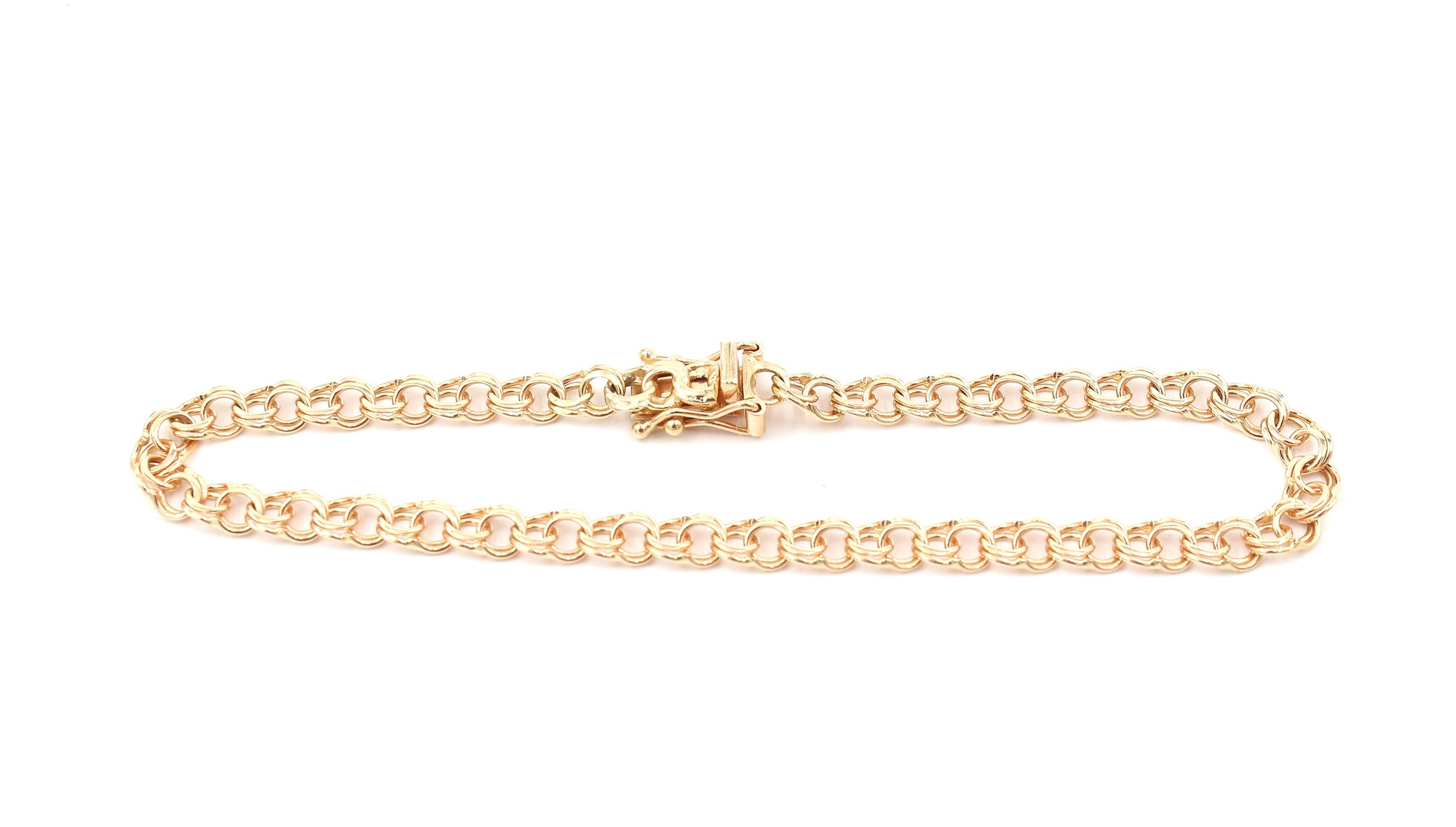 Bismarck armband i 18k guld. vikt: 4,5g