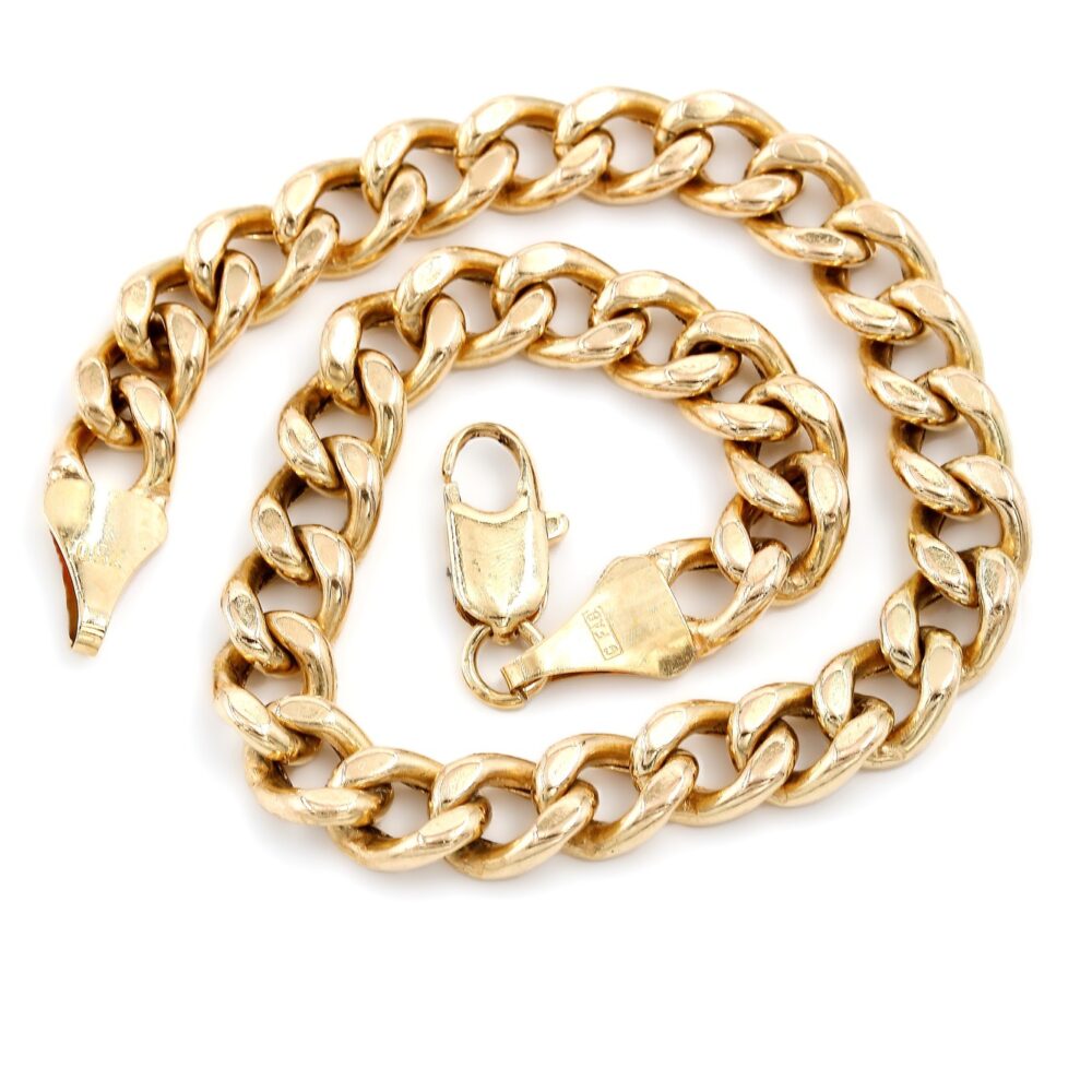Armband Pansar i 18k guld.Vikt 16.86 g