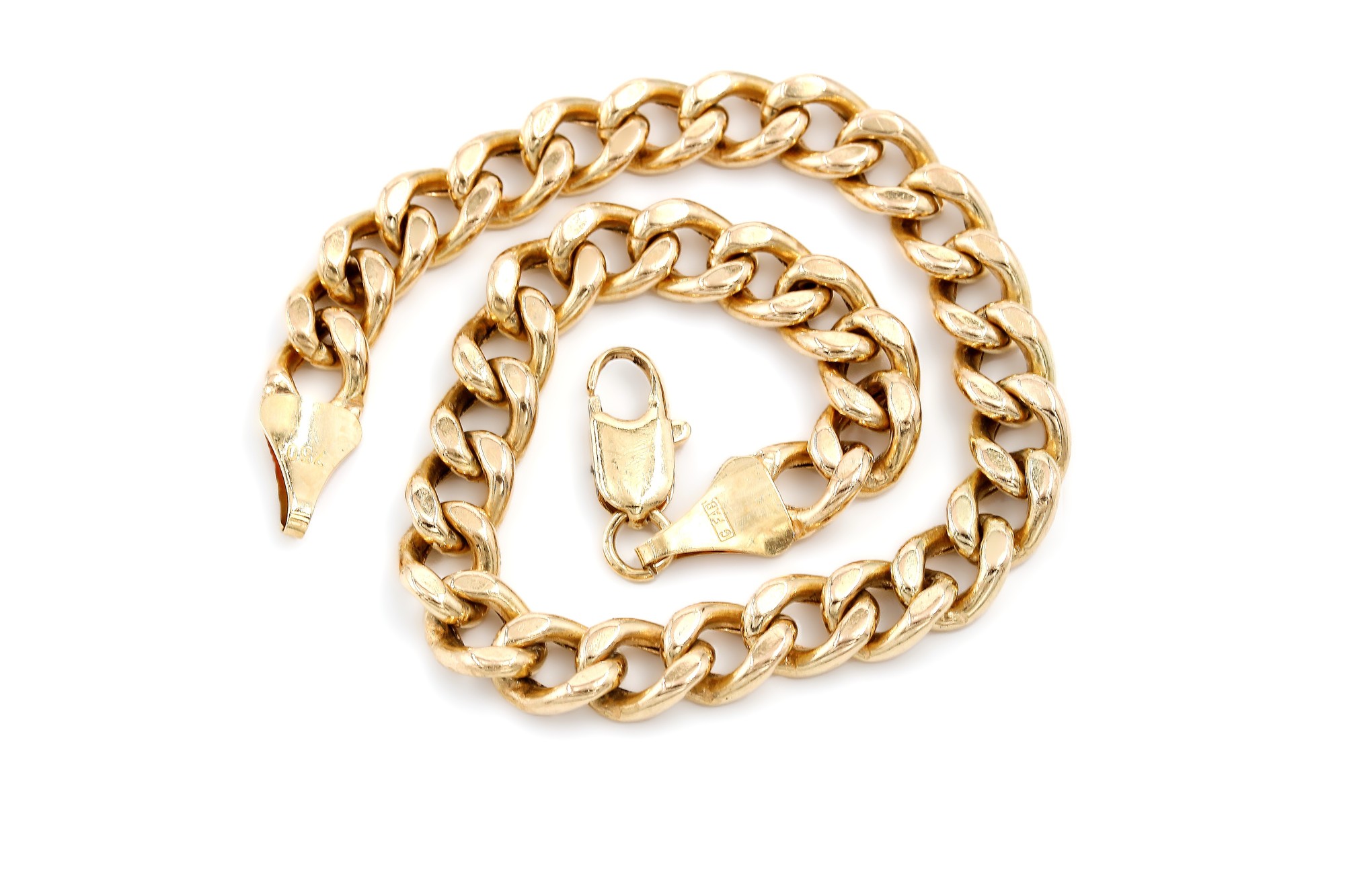 Armband Pansar i 18k guld.Vikt 16.86 g