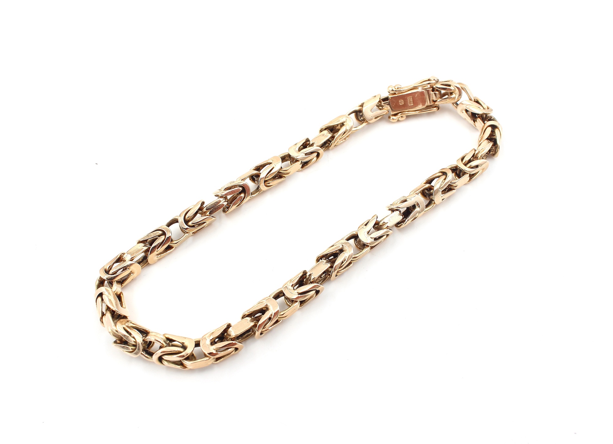 Armband kejsarlänk i 18k guld-Massiv.Vikt 43.59 g