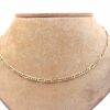 Figaro halsband i 18k guld .Vikt 12,3 g