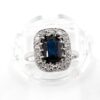 Diamantring i 18k vitguld.Vikt: 3.4g