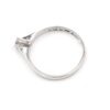 Diamantring i 18k vitguld på totalt 0.14 ct diamant.Vikt: 1.63g