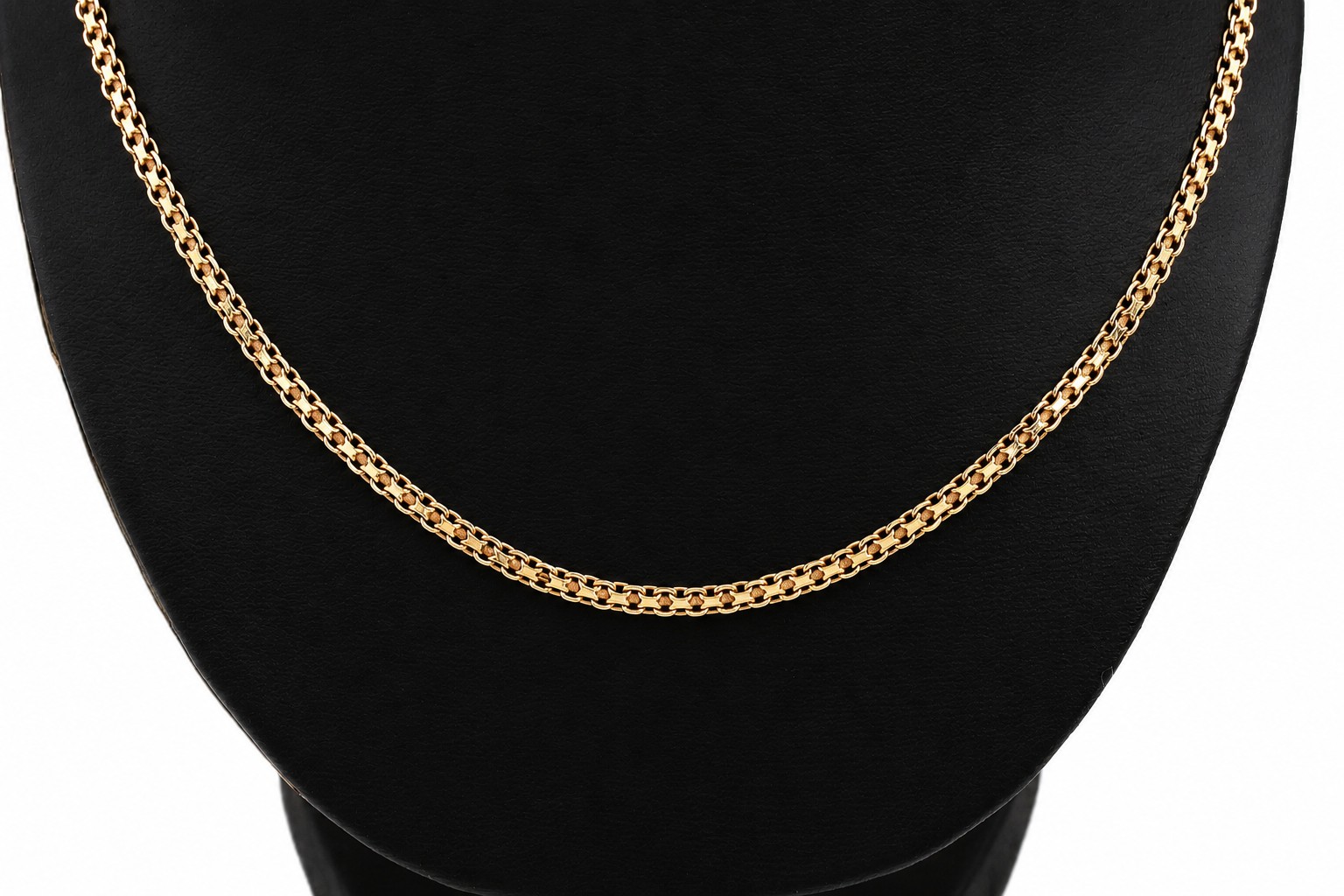 Halsband X-länk i 18k guld.Vikt 9.77 g