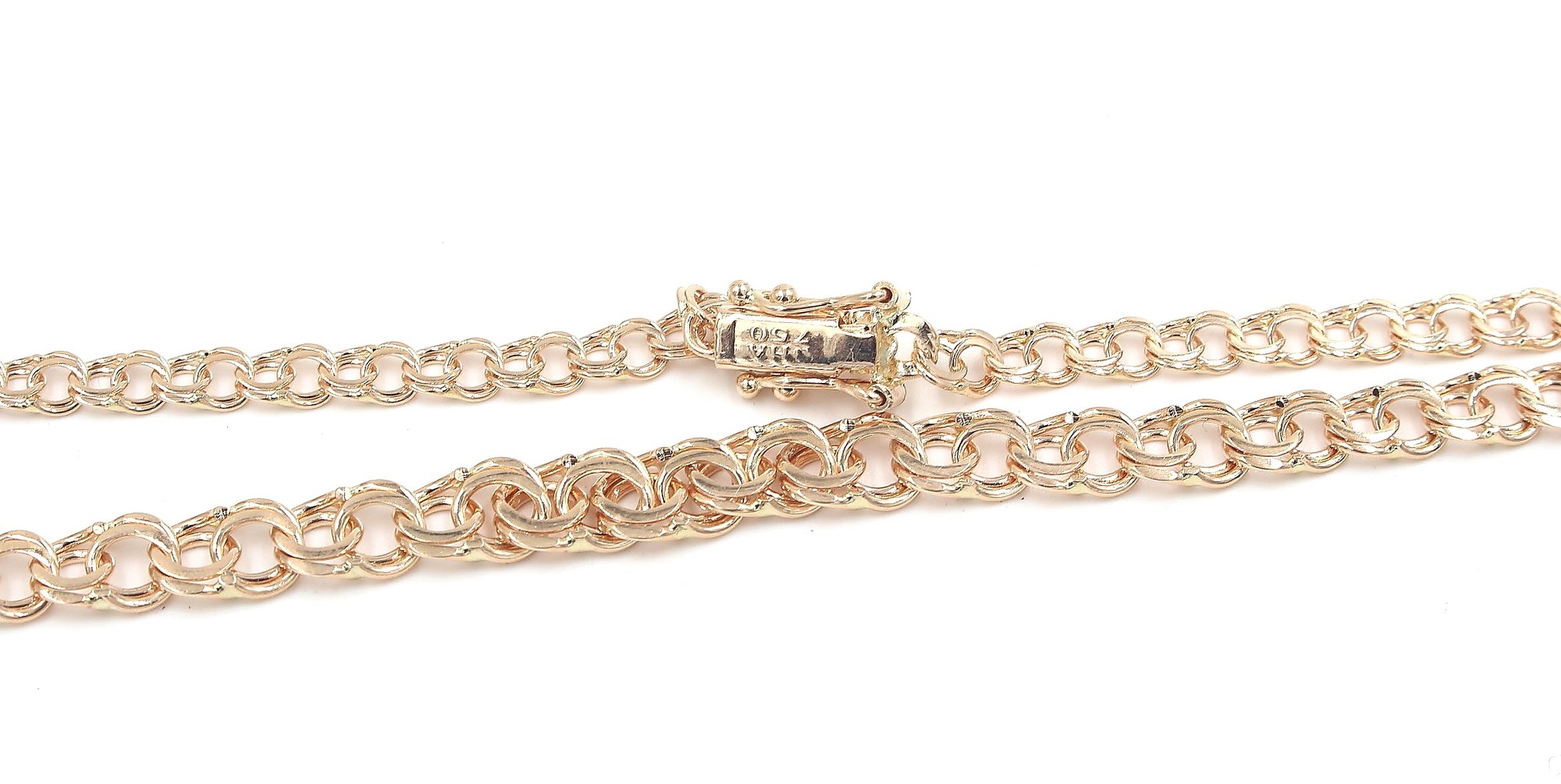 Bismarck halsband i 18k guld. vikt: 9,5g