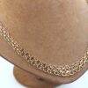 X-länk halsband med stavar i 18k guld. vikt: 26,35g