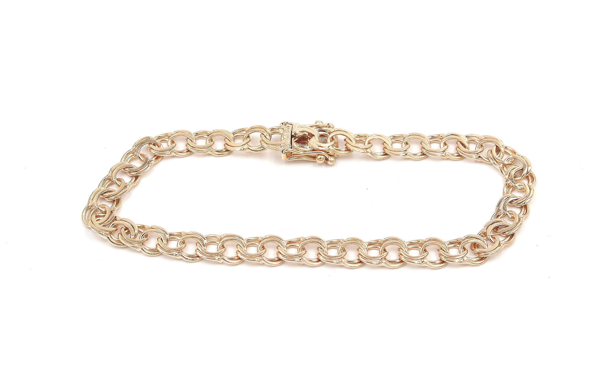 Bismarck armband i 18k guld. vikt: 9,9g