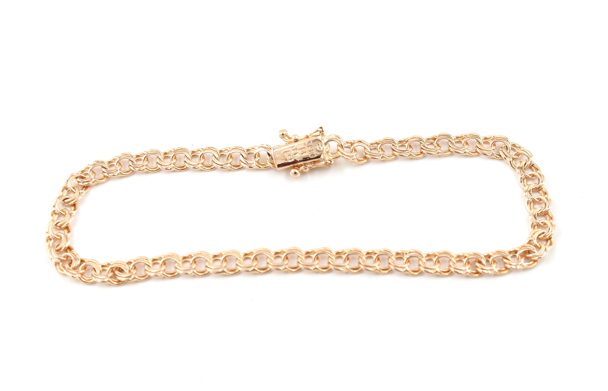 Bismarck armband i 18k guld. vikt: 6,3g