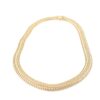 Fiskben halsband i 18k guld. vikt: 16,1g
