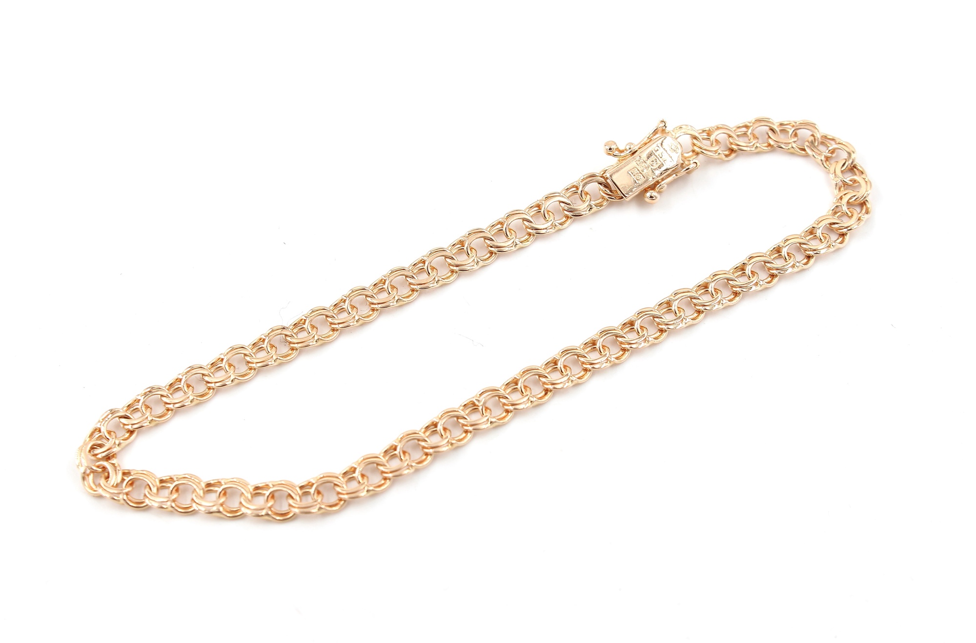 Bismarck armband i 18k guld. vikt: 6,3g