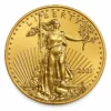 1 oz Amerikansk Gold Eagle guldmynt framsida.